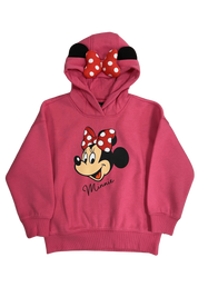 Polerón Niña Orejas Minnie Rosado