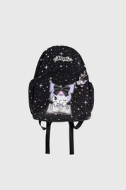 Mochila Escolar Infantil Kuromi 25 Lt. Negro