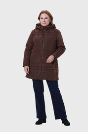 Parka Mujer Café