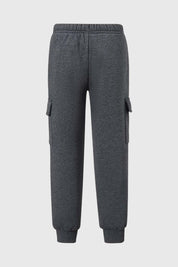 Pantalón Buzo Niño Jogger Cargo Gris