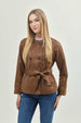 Chaqueta Mujer Regular Camel