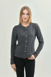 Sweater Mujer Regular Gris Melange