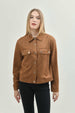 Chaqueta Mujer Regular Camel