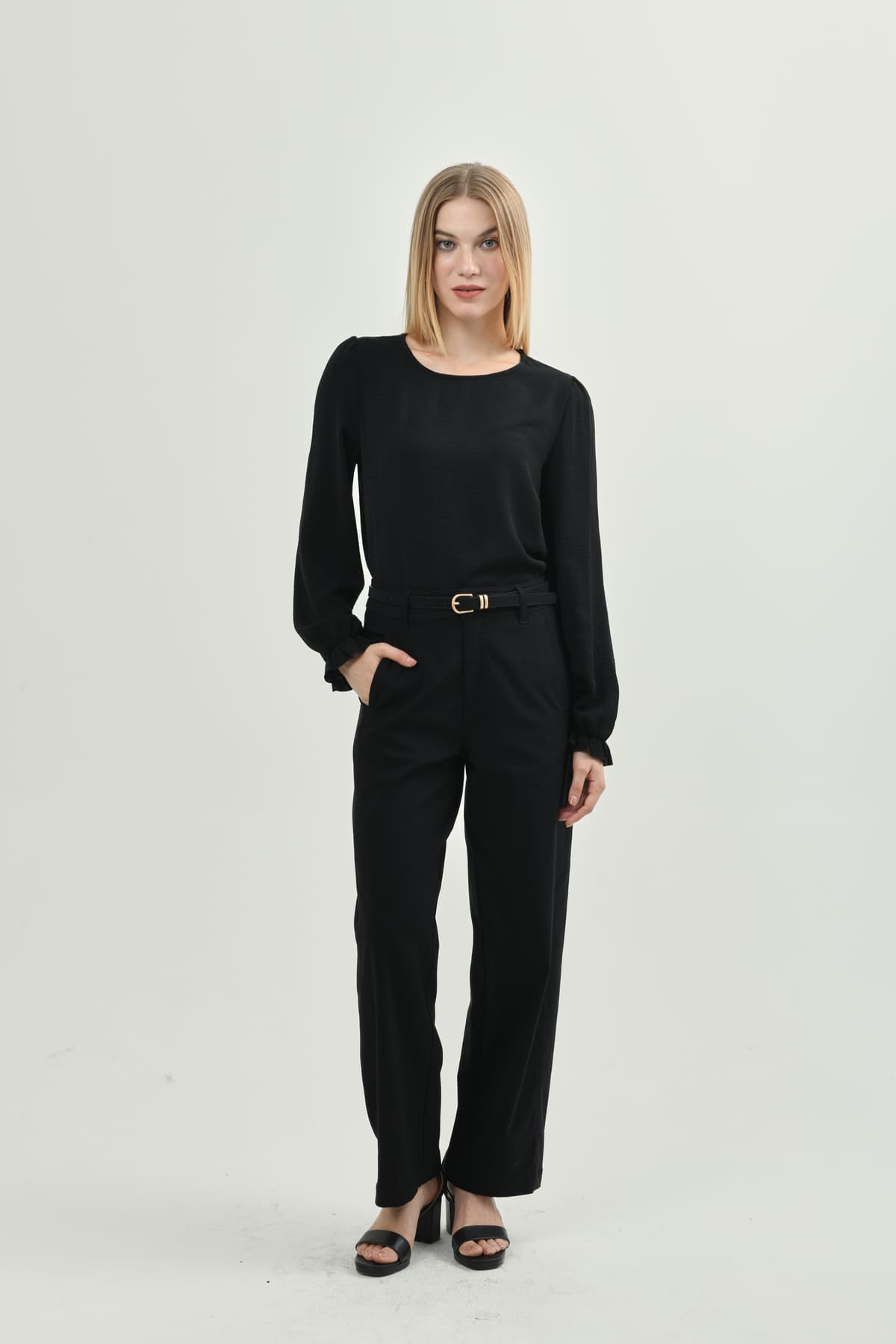 Blusa Mujer Regular Negro