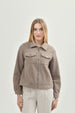 Chaqueta Mujer Regular Beige