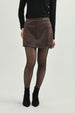 Falda Mujer Falda Short Chocolate