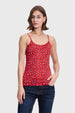Polera Mujer Pabilo Print Rojo