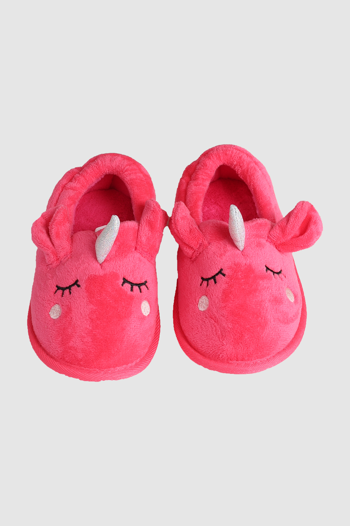 Pantufla Niña Animales Fucsia