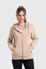 Polerón Mujer Hoodie Beige