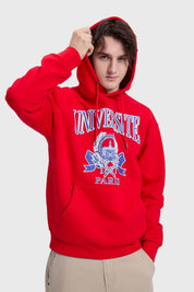 Polerón Hombre College Rojo
