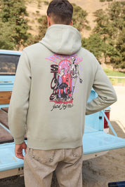Polerón Hombre Hoodie Print Verde