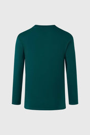 Polera Niño Con Bolsillo Verde