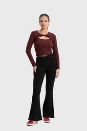 Polera Mujer Café