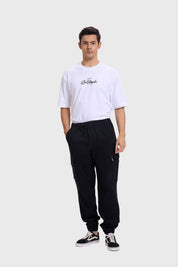 Pantalón Hombre Cargo Jogger Negro