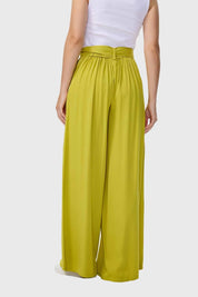 Pantalón Mujer Palazzo Verde