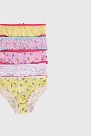 Calzón Niña 5Pack Print Rosado