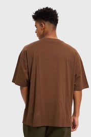 Polera Hombre Oversize Chocolate