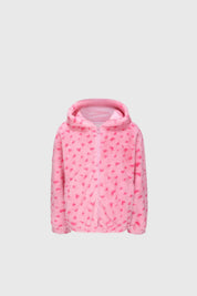 CHAQUETA NIÑA PELUDA PALO ROSA