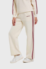 Pantalón Mujer Rayas Crudo