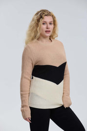 Sweater Mujer Tejido Beige