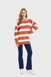 Sweater Mujer Largo Beige