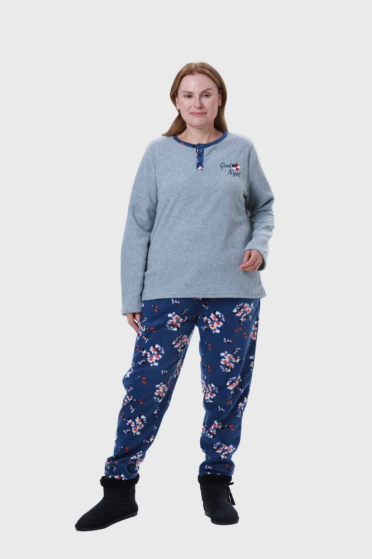Pijama Mujer Polar Pant Gris