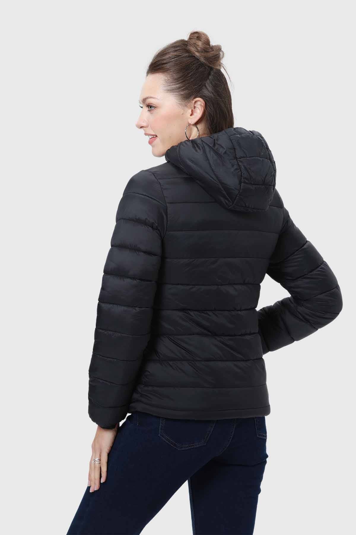 PARKA MUJER INTERIOR CHIPORRO NEGRO IV FSP