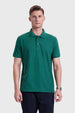 Polera Hombre Piqué Básica Verde