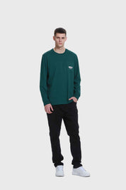 Polera Hombre Con Bolsillo Verde