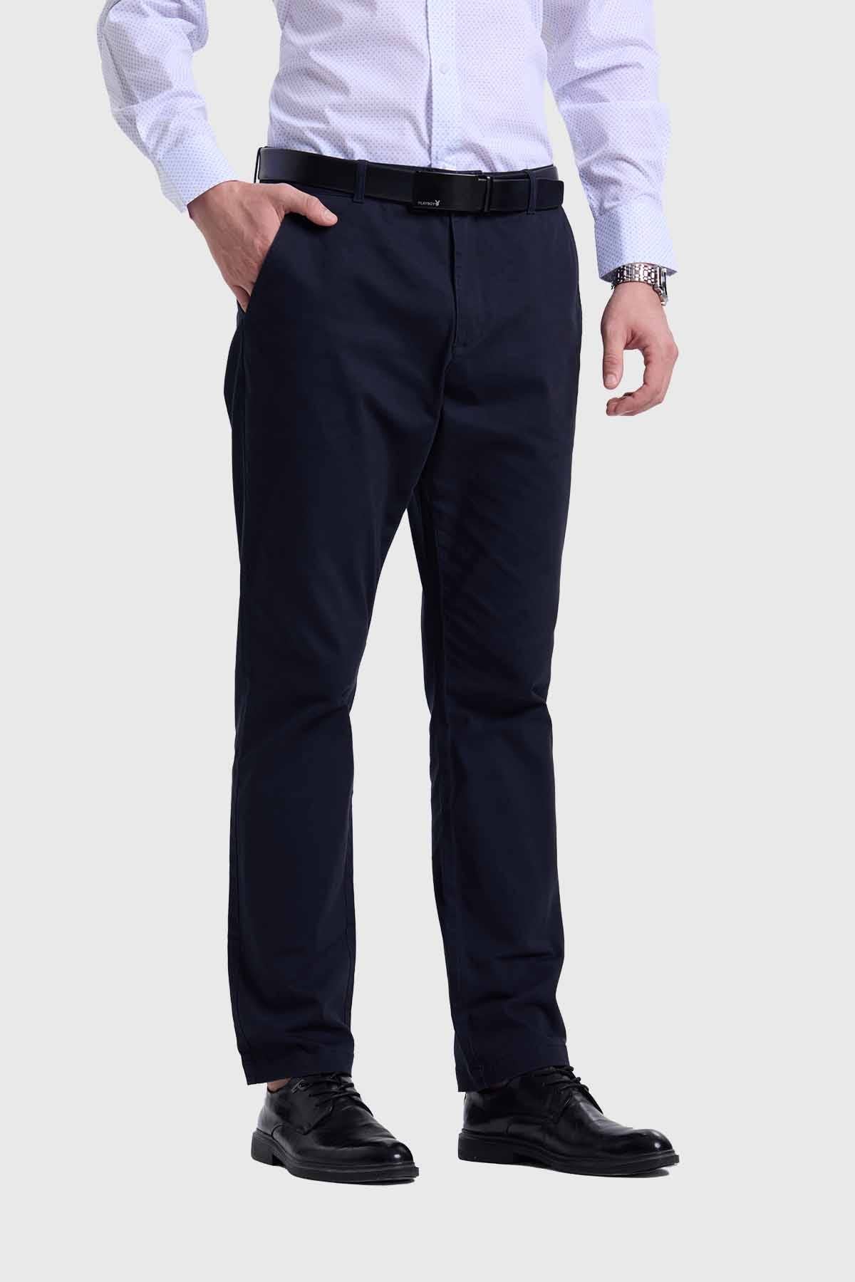 Pantalón Hombre Pretina Azul