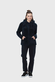 Polar Escolar Mujer Largo Azul