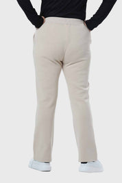 Pantalón Buzo Mujer Flare Clásico Beige