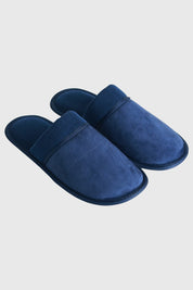 Pantufla Hombre Caja Regalable Azul