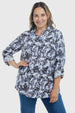 Blusa Mujer Estampada Negro