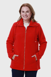 Polar Mujer Básico Rojo