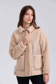 Chaqueta Mujer Bouclé Arena