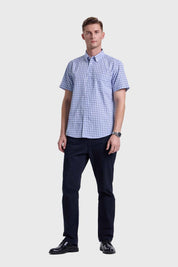 Camisa Hombre Casual Celeste