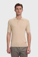 Polera Hombre Textura Linea Beige