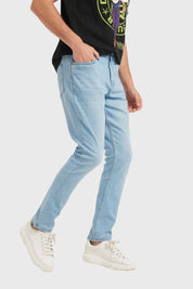 Jeans Hombre Slim Azul