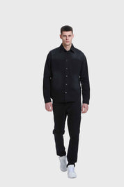 Camisa Hombre Mezclilla Gris