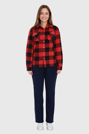Pantalón Buzo Mujer Recto Micropolar Azul
