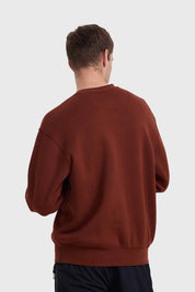 Polerón Hombre Oversize Burdeo
