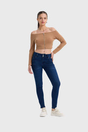 Jeans Mujer Kim Skinny Azul