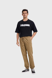 Pantalón Hombre Jogger Twill Camel