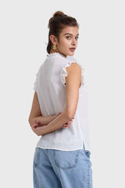 Blusa Mujer Vuelo Crudo