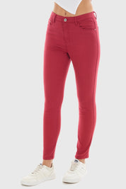 JEANS MUJER EMILIA ROJO