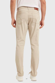 Jeans Hombre Slim Beige