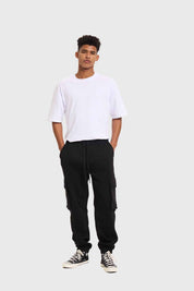 Pantalón Buzo Hombre Jogger Básico Negro