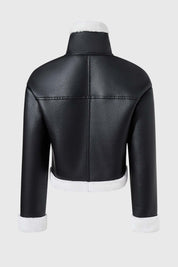 Chaqueta Niña Aviador Negro