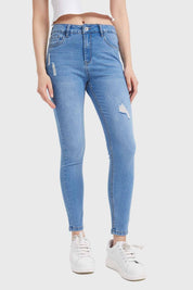 Jeans Mujer Skinny Lia Azul